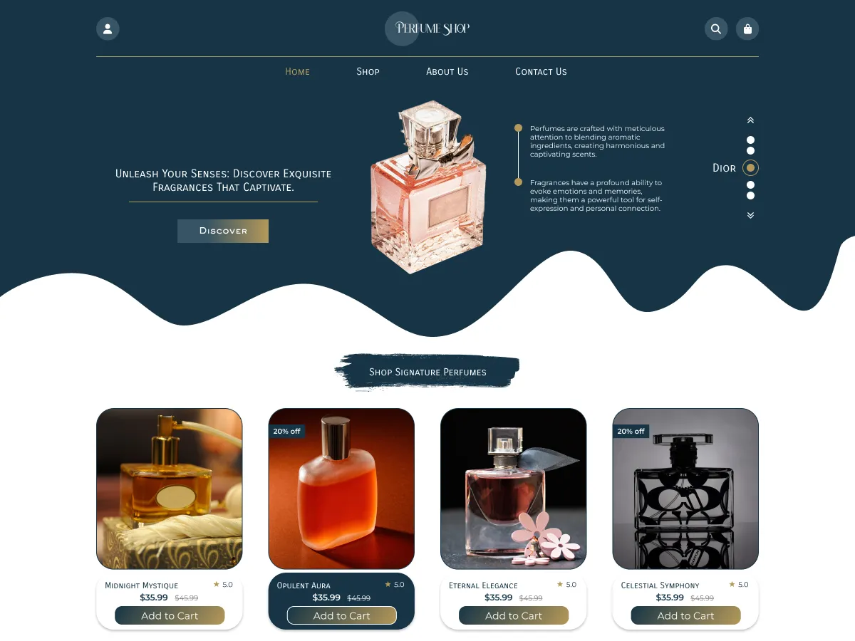 Webwinkel voor parfums